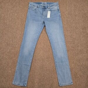 Twillory Technical Denim Jeans Mens 32x34 Light Blue Performance Stretch NWT